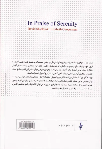 در ستایش آرامش -مراقبه، ذهن آگاهی